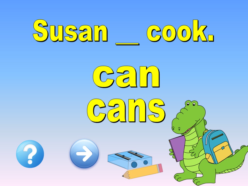 Susan __ cook. can cans